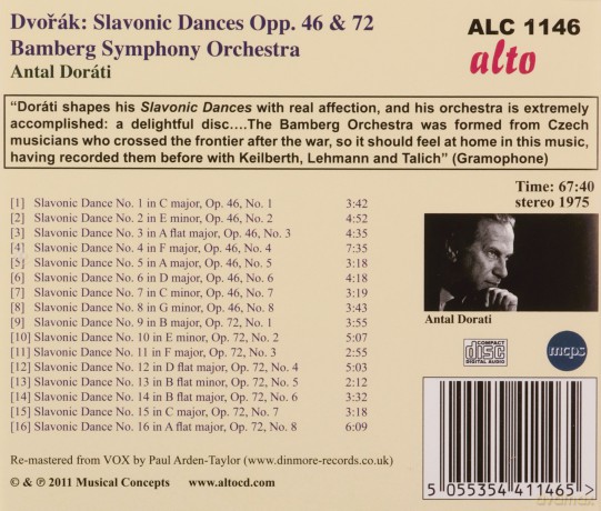 Antonin Dvorak (1841-1904): Slawische Tnze Nr.1-16 [CD]