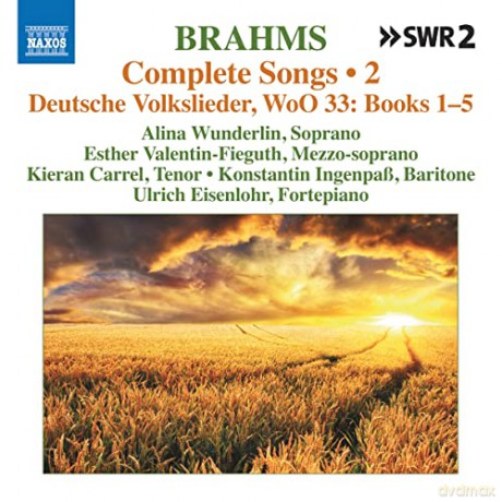 Johannes Brahms (1833-1897): Smtliche Lieder Vol.2 (Naxos) [CD]