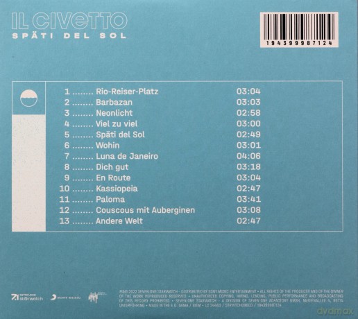 Il Civetto: Spti Del Sol [CD]