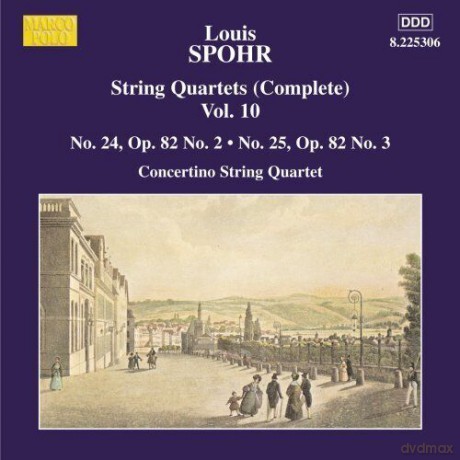 Louis Spohr (1784-1859): Streichquartette Vol.10 [CD]