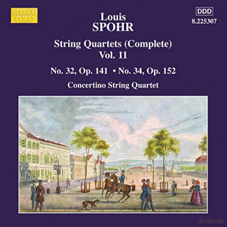 Louis Spohr (1784-1859): Streichquartette Vol.11 [CD]