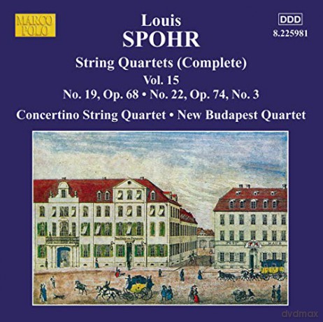Louis Spohr (1784-1859): Streichquartette Vol.15 [CD]