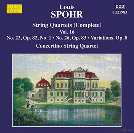 Louis Spohr (1784-1859): Streichquartette Vol.16 [CD]