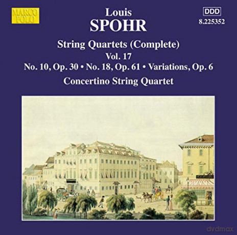 Louis Spohr (1784-1859): Streichquartette Vol.17 [CD]