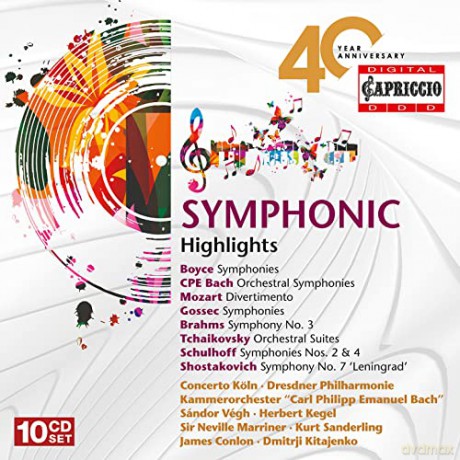 Francois-Joseph Gossec (1734-1829): Symphonic Highlights (Capriccio-Aufnahmen) [10CD]