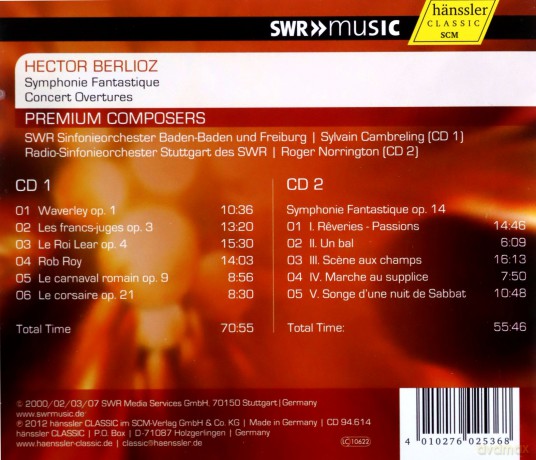 Hector Berlioz (1803-1869): Symphonie fantastique [2CD]