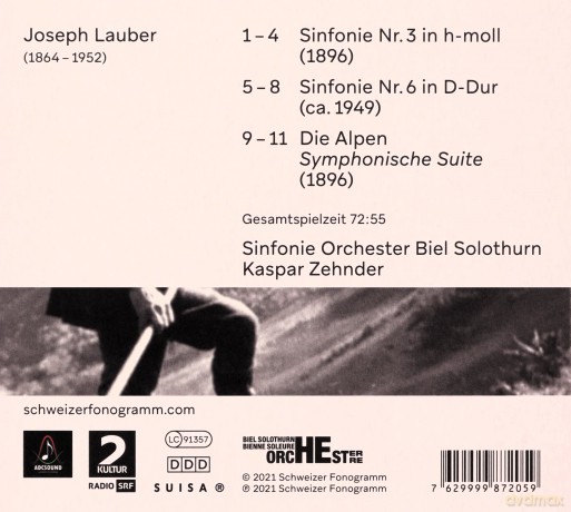 Joseph Lauber (1864-1952): Symphonien Nr.1-6 (Komplett-Set exklusiv fur jpc) [CD]