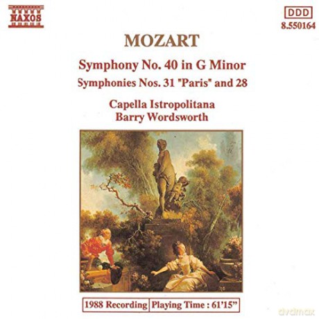 Wolfgang Amadeus Mozart (1756-1791): Symphonien Nr.28,31,40 [CD]
