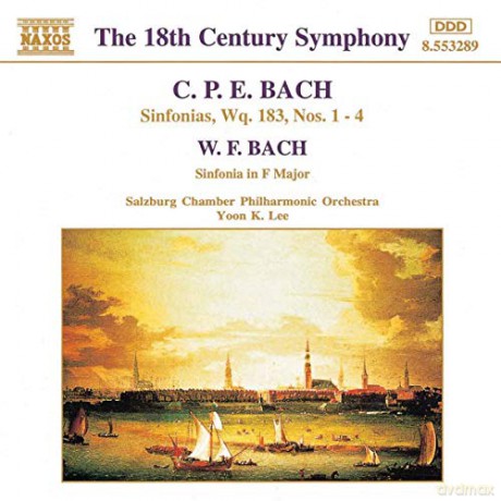 Carl Philipp Emanuel Bach (1714-1788): Symphonien Wq.183 Nr.1-4 [CD]