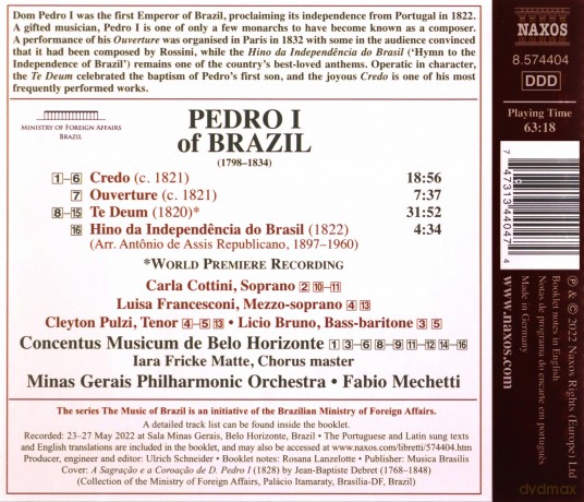 Pedro I. von Brasilien (1798-1834): Te Deum [CD]