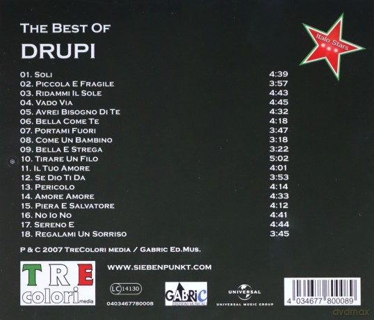 Drupi: The Best Of Drupi [CD]