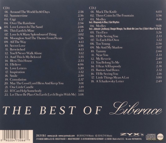 Liberace: The Best Of Liberace [2CD]