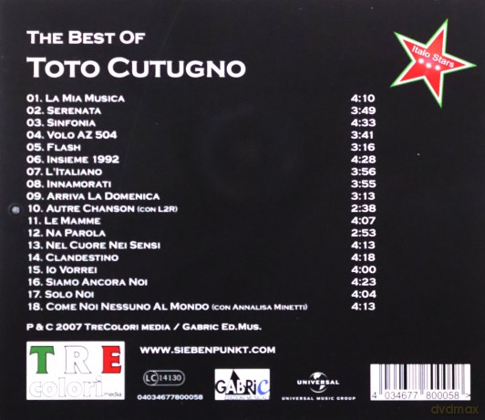 Toto Cutugno: The Best Of Toto Cutugno [CD]