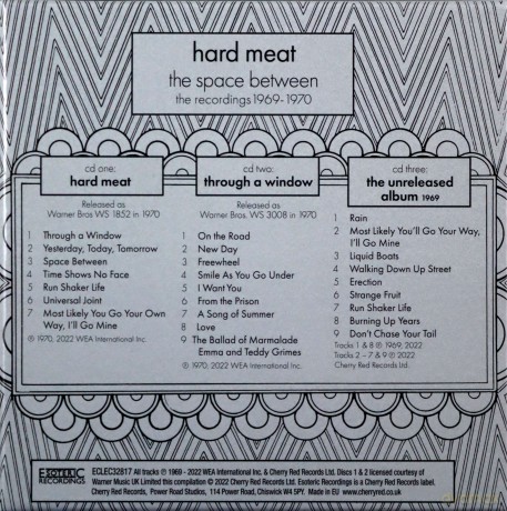 Hard Meat: The Space Between: The Recordings 1969 - 1970 [3CD]