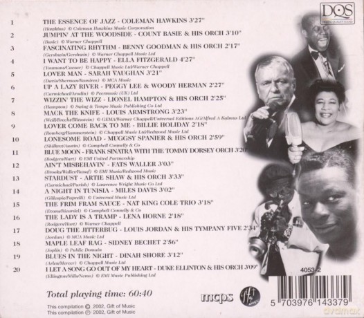 The Very Best Of Jazz Classics [CD]