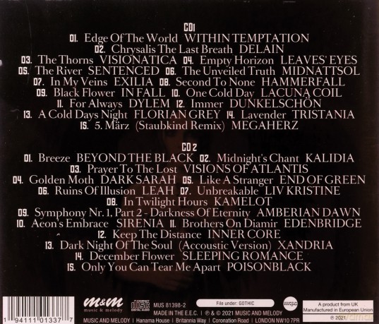 The World Of Gothic Rock Ballads [2CD]