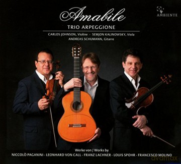 Niccolo Paganini (1782-1840): Trio Arpeggione - Amabile [CD]