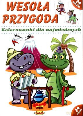 Wesoła Przygoda Kolorowanki Dla Najmłodszych - Opracowanie Zbiorowe [KSIĄŻKA]