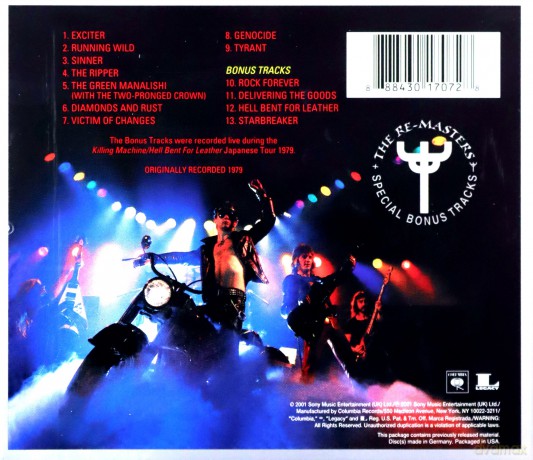 Judas Priest: Unleashed In The East: Live In Japan (Remaster 2001 + Bonus) [CD]