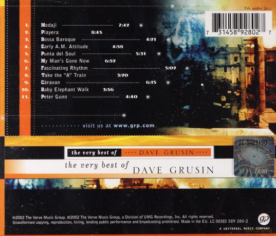 Dave Grusin: Very Best Of Dave Grusin [CD]