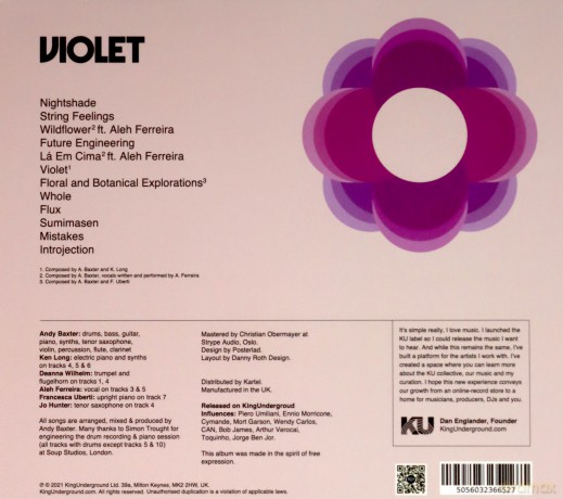 Robohands (Andy Baxter): Violet [CD]