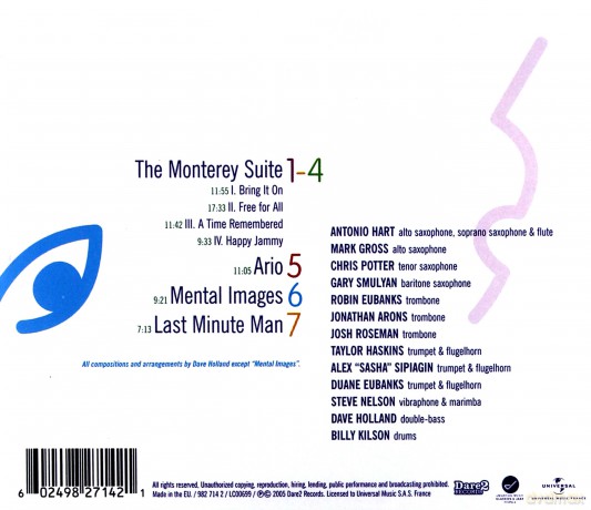 Dave Holland Big Band: Overtime [CD]
