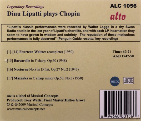 Frederic Chopin (1810-1849): Walzer Nr.1-14 [CD]