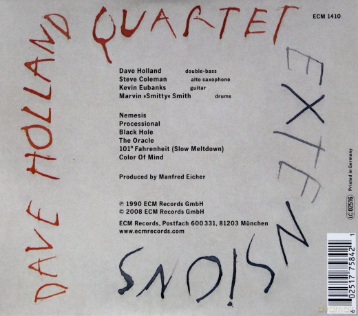 Dave Holland Quartet: Extensions (Touchstones) [CD]