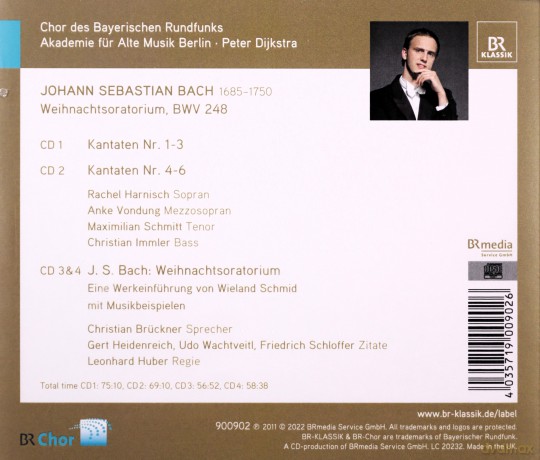 Johann Sebastian Bach (1685-1750): Weihnachtsoratorium BWV 248 (mit Werkeinfuhrung) [4CD]