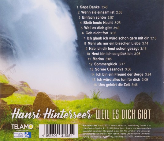 Hansi Hinterseer: Weil es dich gibt [CD]