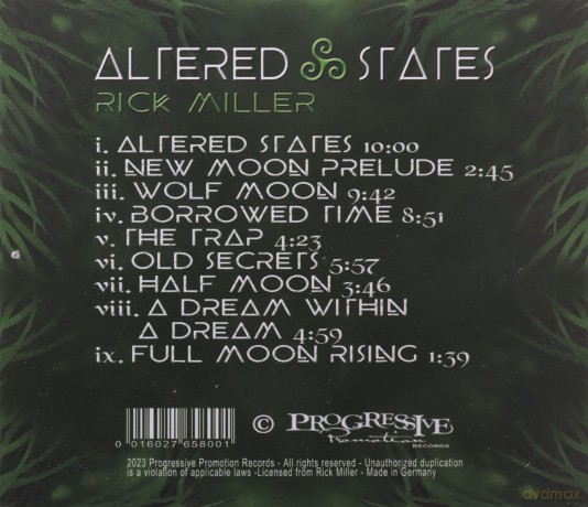 Rick Miller: Altered States [CD]