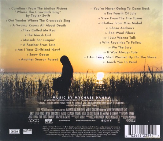 Mychael Danna: Where The Crawdads Sing [CD]