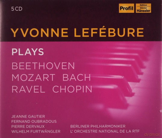 Ludwig van Beethoven (1770-1827): Yvonne Lefebure plays Beethoven/Mozart/Bach/Ravel/Chopin [5CD]