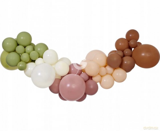 Girlanda balonowa DIY Boho, 65 szt.