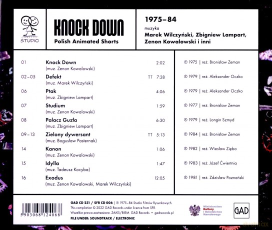 Knock Down. Polish Animated Shorts 1975-84 [CD]