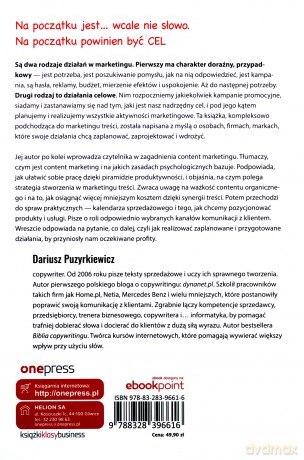 Biblia content marketingu - Dariusz Puzyrkiewicz [KSIĄŻKA]