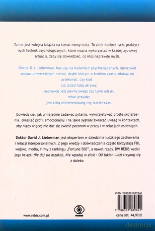 Jak rozszyfrować każdego - David J. Lieberman [KSIĄŻKA]