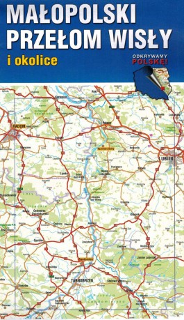 Mapa - Małopolski Przełom Wisły 1:150 000