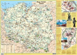 Mapa w tubie: Polska (dla dzieci)