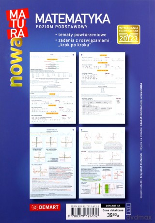 Matematyka. Nowa matura. Poziom podstawowy - Grażyna Zielińska [KSIĄŻKA]