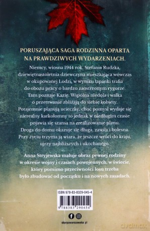 Saga klonowego liścia. Łódzka przystań - Anna Stryjewska [KSIĄŻKA]