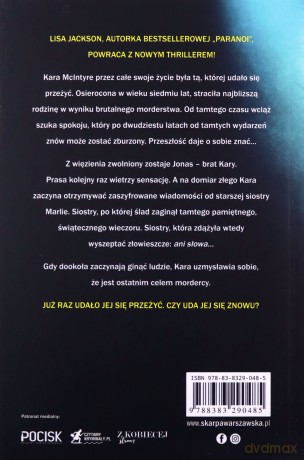 Ta, która przeżyła - Lisa Jackson [KSIĄŻKA]