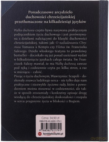Walka duchowa - Wawrzyniec Scupoli [KSIĄŻKA]