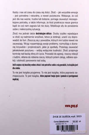 Życie ze złością. Odzyskaj spokój i kontrolę nad swoim życiem - Ron Potter-Efron [KSIĄŻKA]