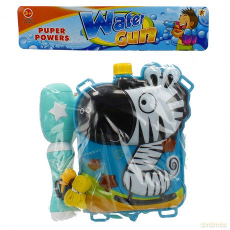 Pistolet Na Wodę Zebra Plecak 32x36x8