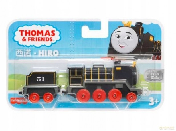 Duża lokomotywa metalowa Hiro Tomek i Przyjaciele
