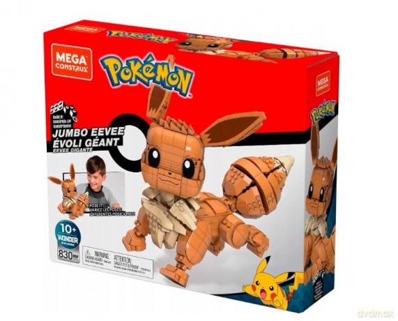 Duży Eevee Pokemon do zbudowania