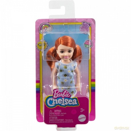 Lalka Barbie Chelsea i przyjaciele - Sukienka w pszczółki