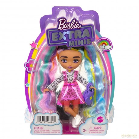 Lalka Barbie Extra Minis strój w stokrotki
