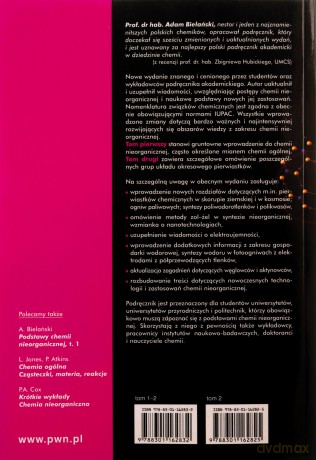 Podstawy Chemii Nieorganicznej Tom II Wyd. 2012 - Adam Bielański [KSIĄŻKA]